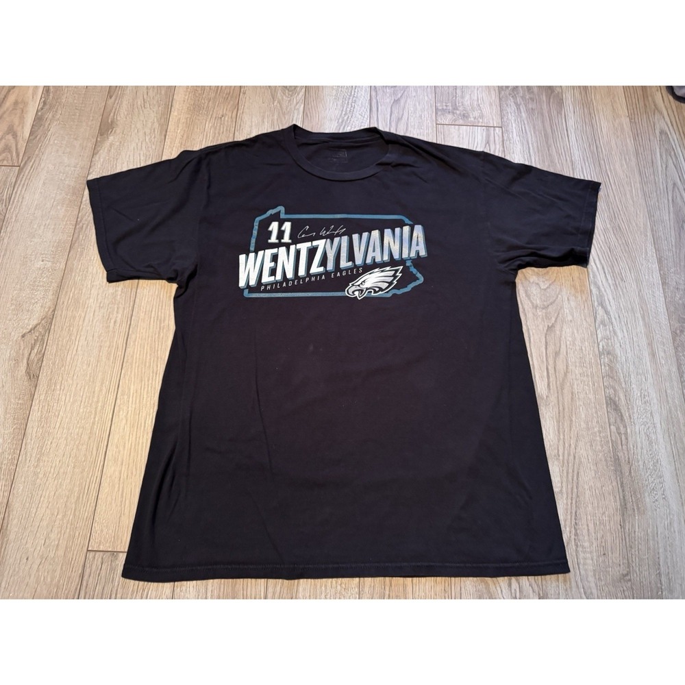 Fanatics‎ NFL Pro Philadelphia Eagles Wentzylvania Carson Wentz Shirt Black L